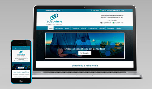 Cliente: Rede Prime - Criação de Sites com Versão para Smartphone