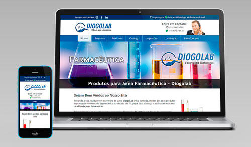 Cliente: Diogolab - Criação de Sites com Versão para Smartphone